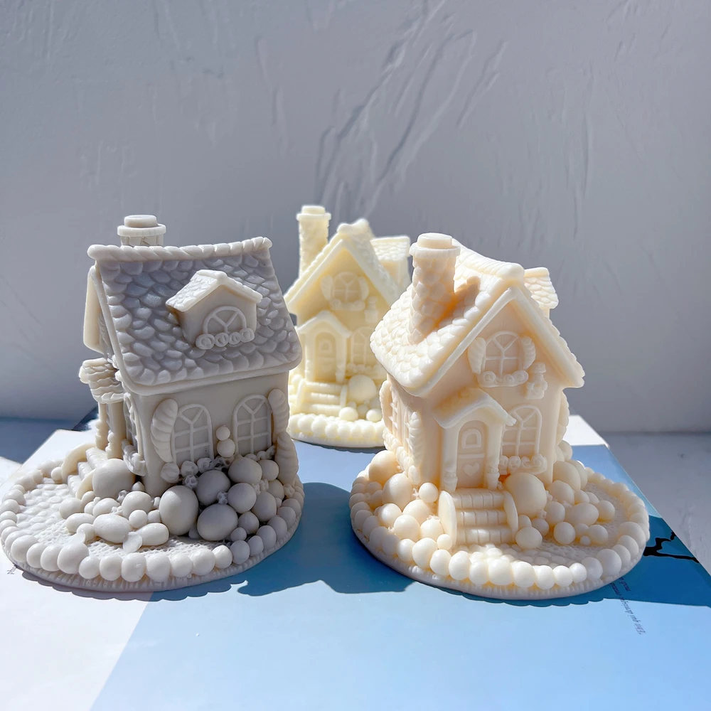 Cute House Candle Silicone Mol - Home Fragrance Gingerbread reseña y precio