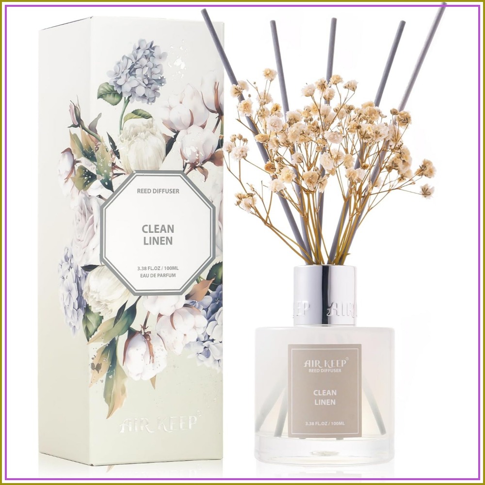 Clean Linen Reed Diffuser Set, - Home Fragrance Linen reseña y precio