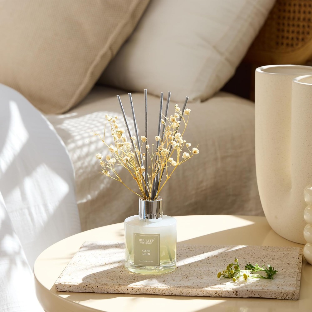 Clean Linen Reed Diffuser Set, - Home Fragrance Linen reseña y precio