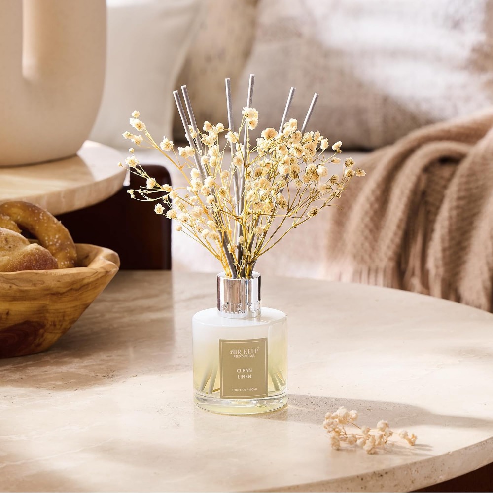 Clean Linen Reed Diffuser Set, - Home Fragrance Linen reseña y precio