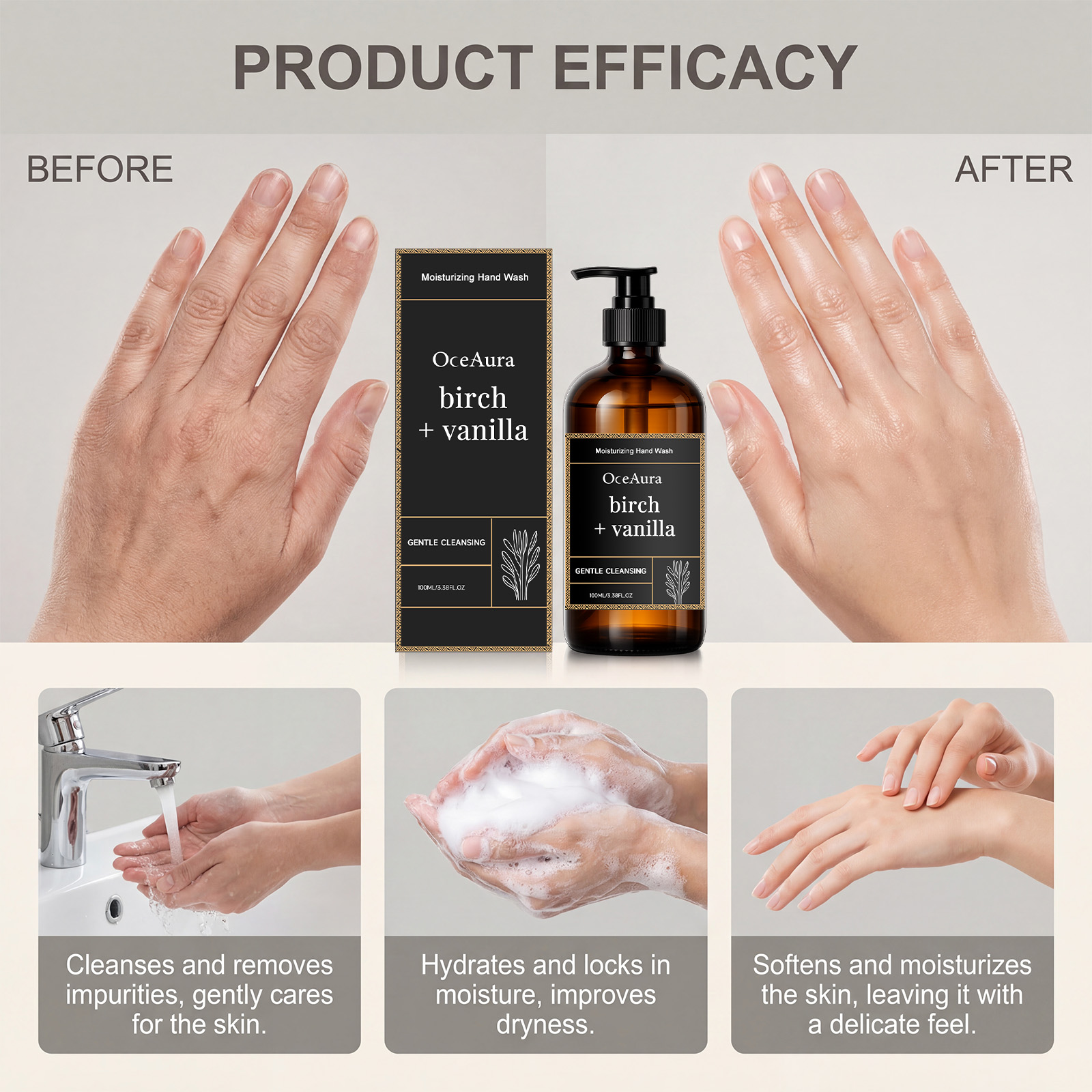 Moisturizing Hand Wash Vanilla - Lavender Pillow Spray reseña y precio