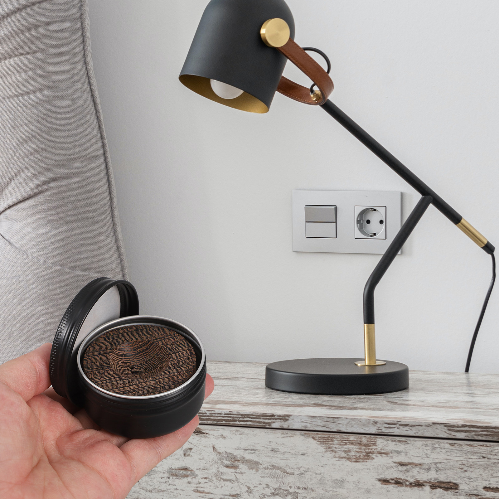 Small Wood Essential Oil Diffu - Home Fragrance Leather Diffuser reseña y precio