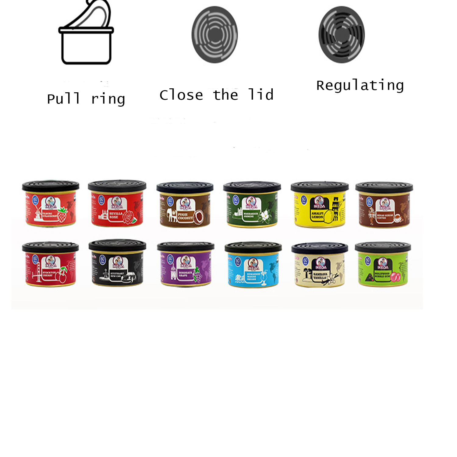 Car Air Freshener: 12 kinds Sc - Home Fragrance No 4 reseña y precio
