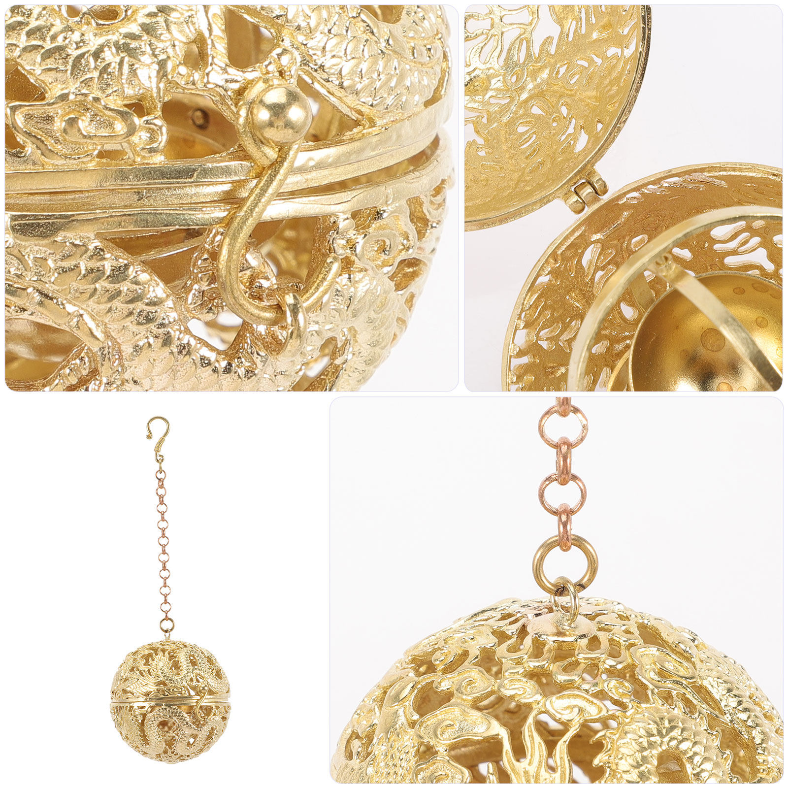 Copper Retro Aroma Pendant Nec - Home Fragrance Leather Diffuser reseña y precio