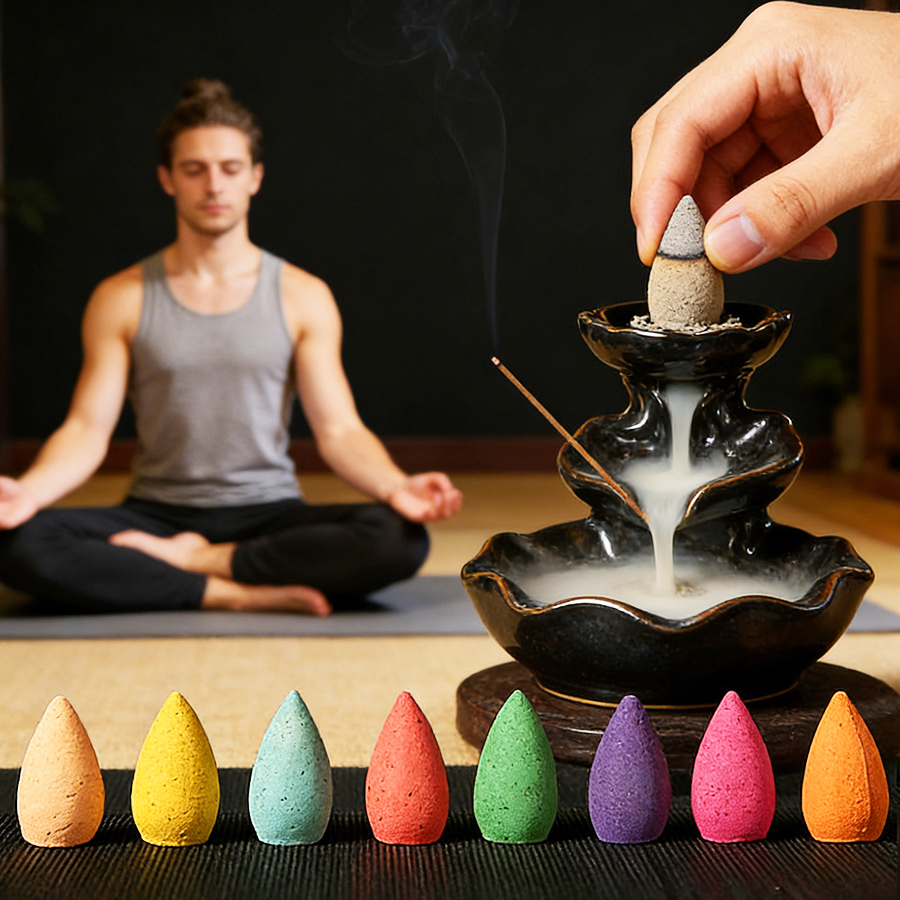 High-Quality Natural Backflow  - Home Fragrance Vanilla Cashmere reseña y precio