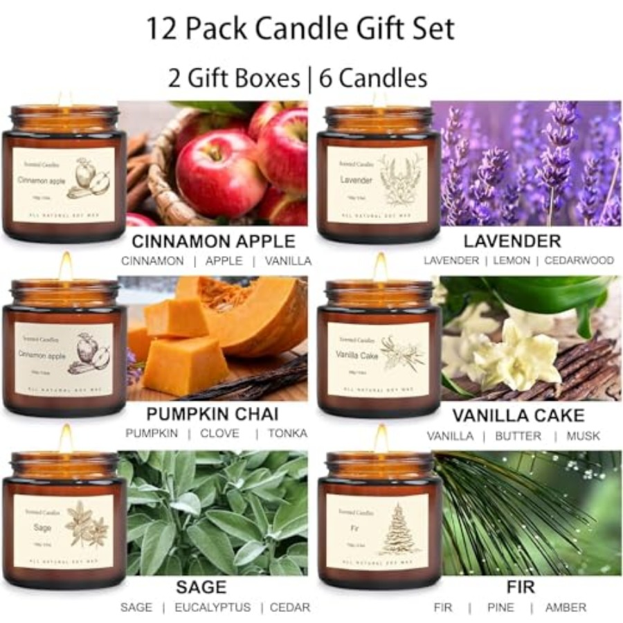 Scented Candles Gift Set for H - Home Fragrances reseña y precio