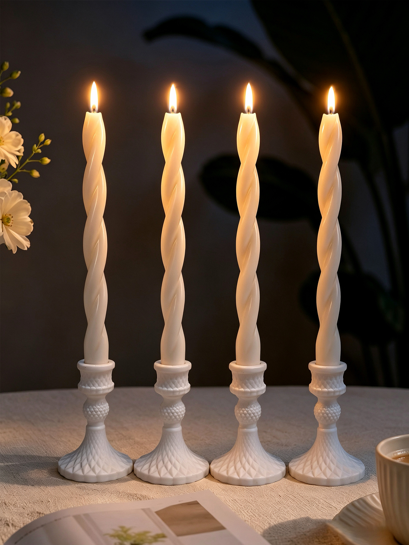 4 pieces vertical striped long - Home Fragrance No 4 reseña y precio