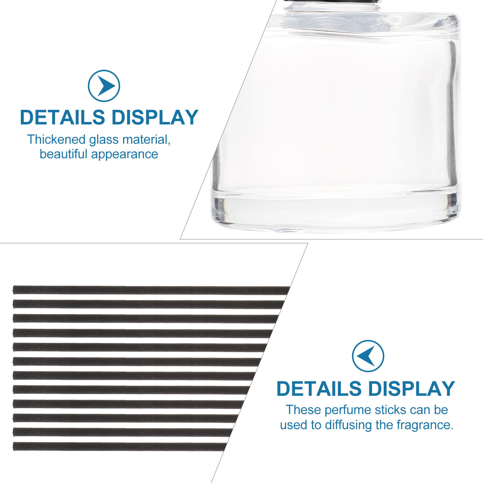 1Set Premium Glass Aroma Diffu - Home Fragrance Leather Diffuser reseña y precio