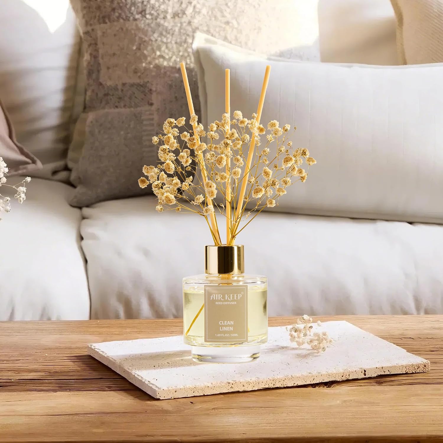 3-Pack Reed Diffuser Set: Clea - Home Fragrance Linen reseña y precio