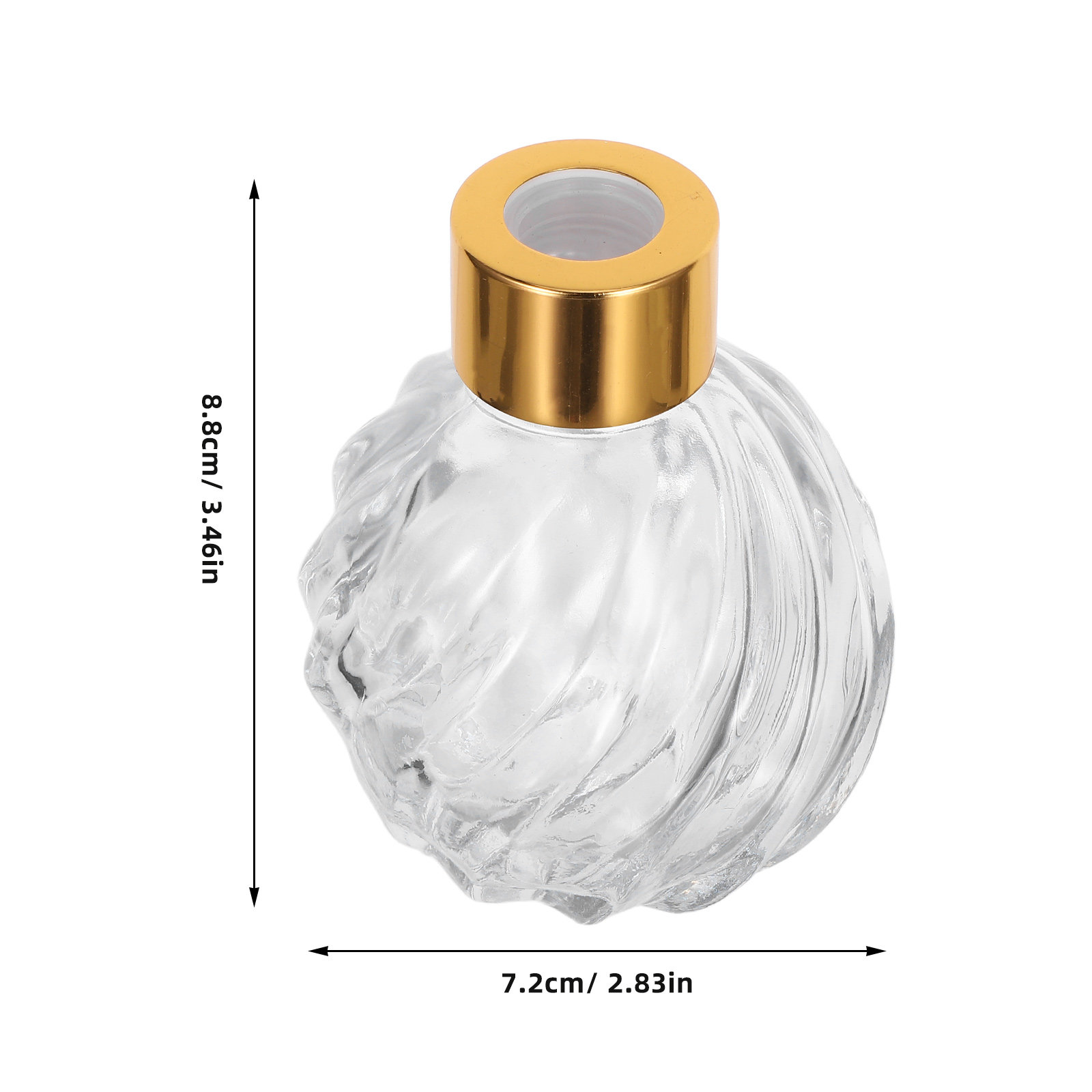 2Pcs 100Ml Clear Glass Vintage - Home Fragrance Leather Diffuser reseña y precio
