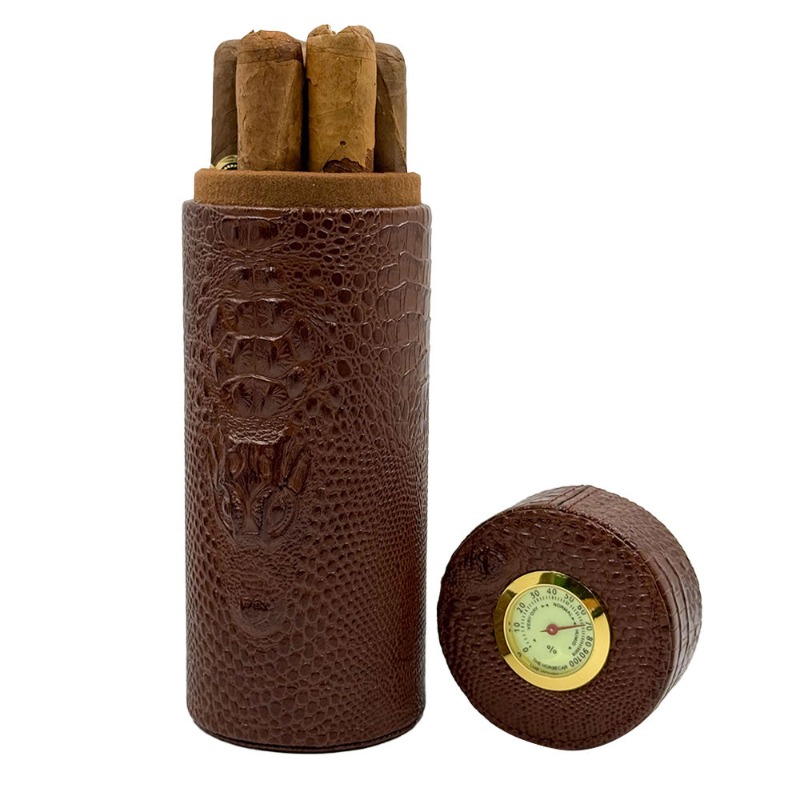 Leather Travel Humidor Cigar B - Home Fragrance Maple Walnut reseña y precio