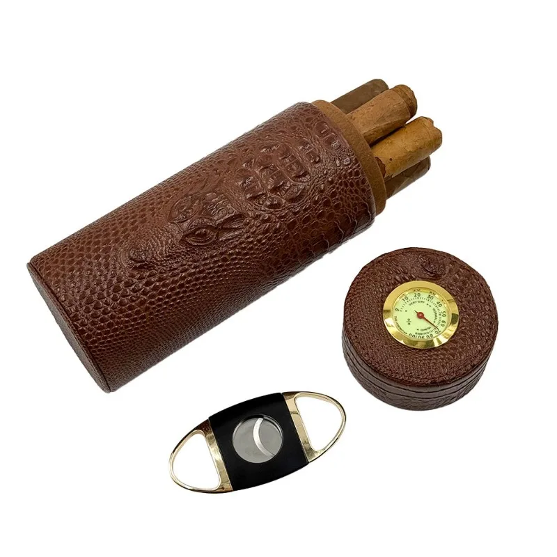 Leather Travel Humidor Cigar B - Home Fragrance Maple Walnut reseña y precio