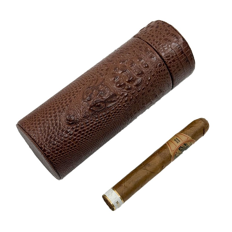Leather Travel Humidor Cigar B - Home Fragrance Maple Walnut reseña y precio