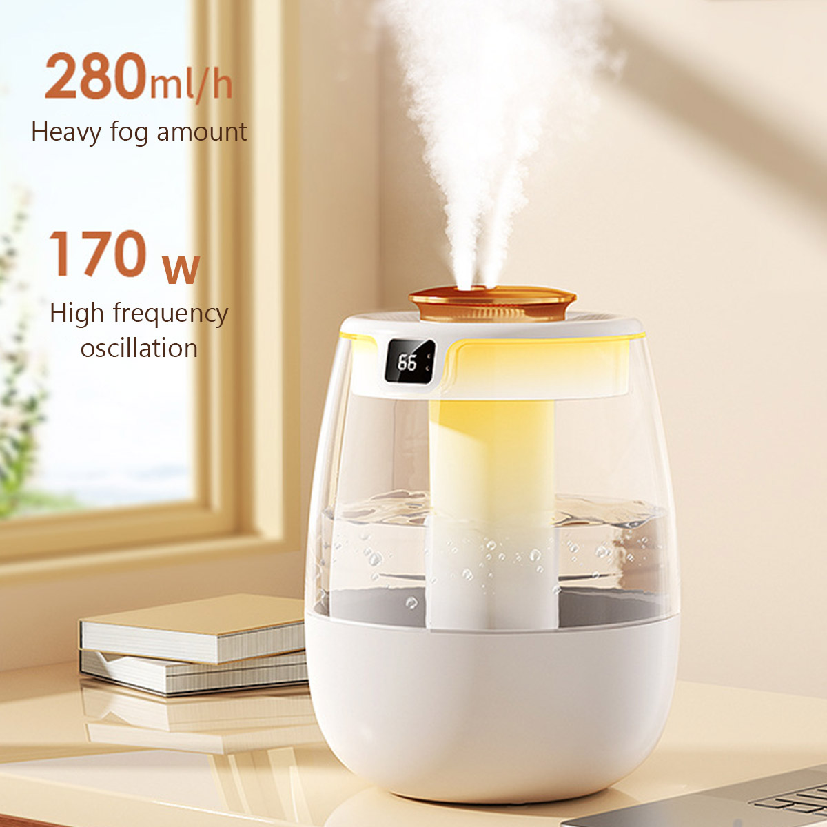 1.3L Air Humidifier Double Spr - Home Fragrance Organic reseña y precio