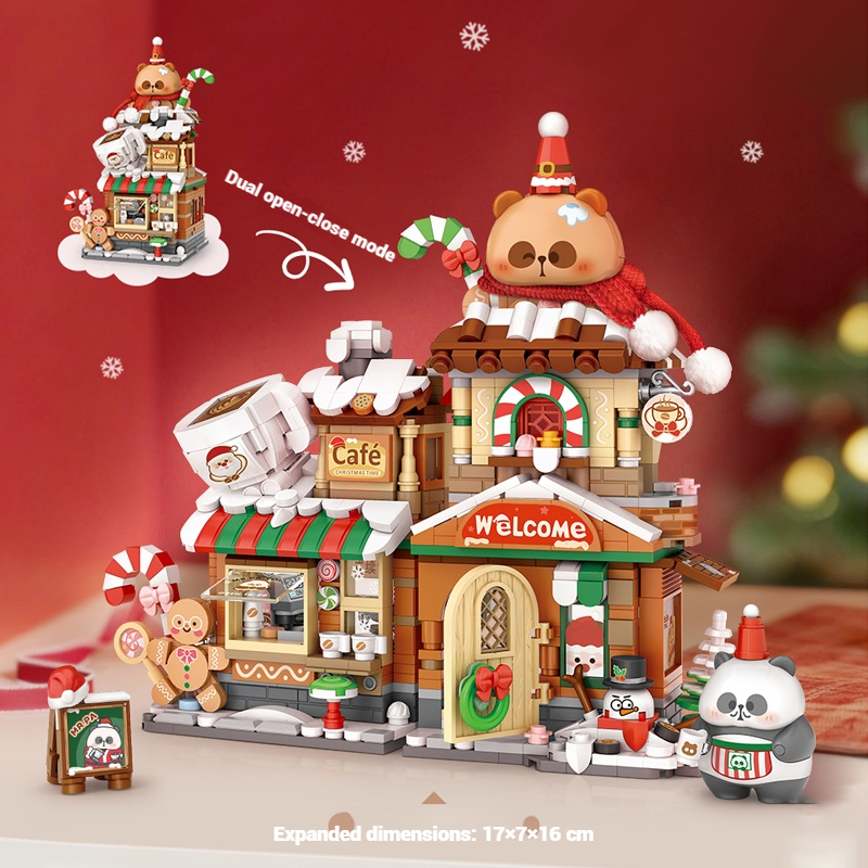 LOZ Christmas building blocks  - Home Fragrance Gingerbread reseña y precio