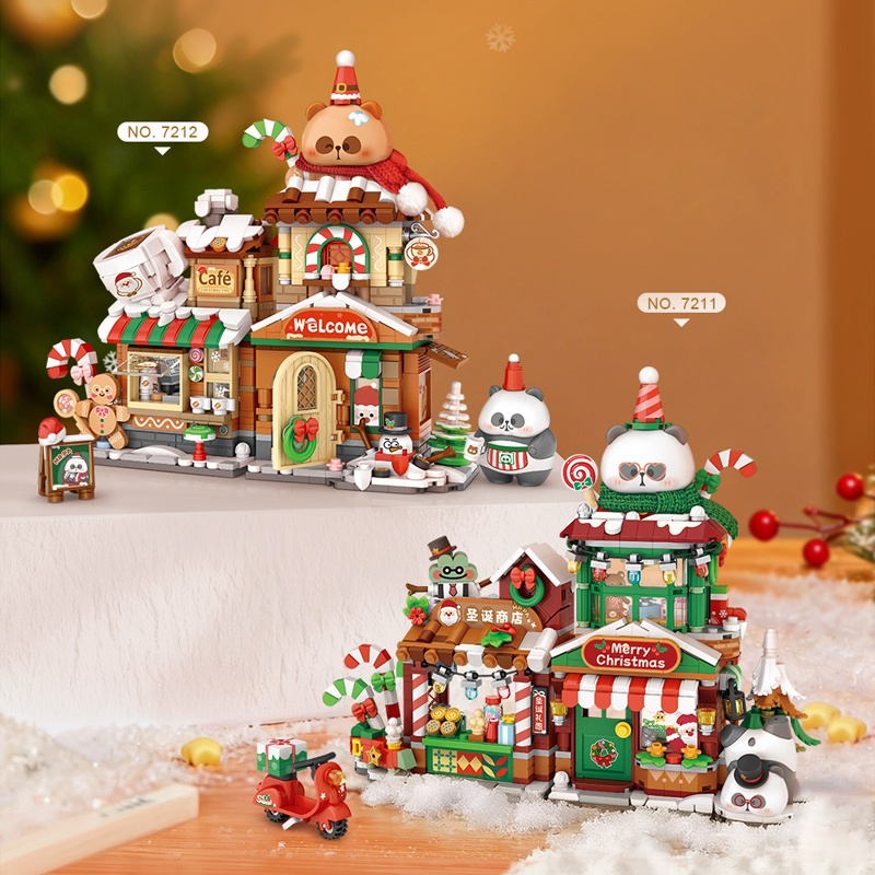 LOZ Christmas building blocks  - Home Fragrance Gingerbread reseña y precio