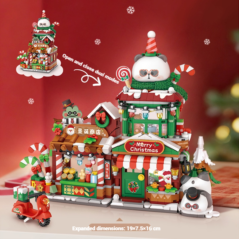 LOZ Christmas building blocks  - Home Fragrance Gingerbread reseña y precio