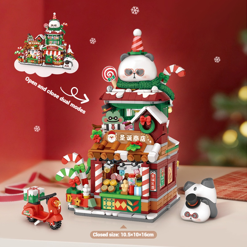 LOZ Christmas building blocks  - Home Fragrance Gingerbread reseña y precio