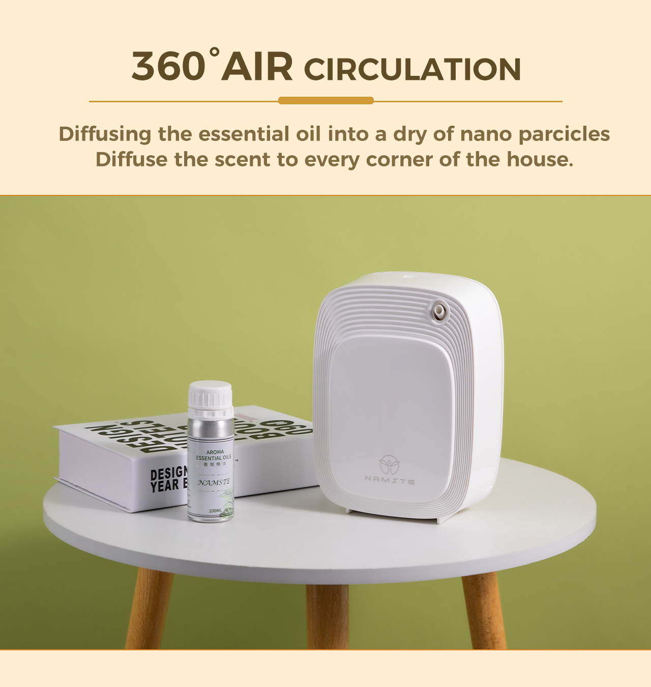 Namste 1000m³ aroma diffuser m - Home Fragrance Organic reseña y precio