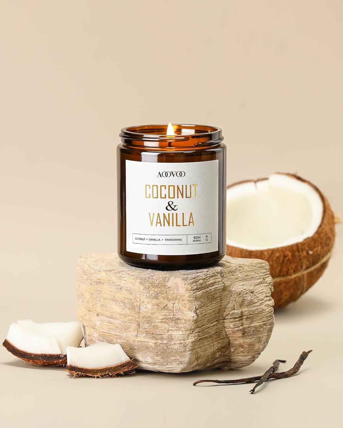 Coconut Vanilla Scented Candle - Home Fragrances reseña y precio